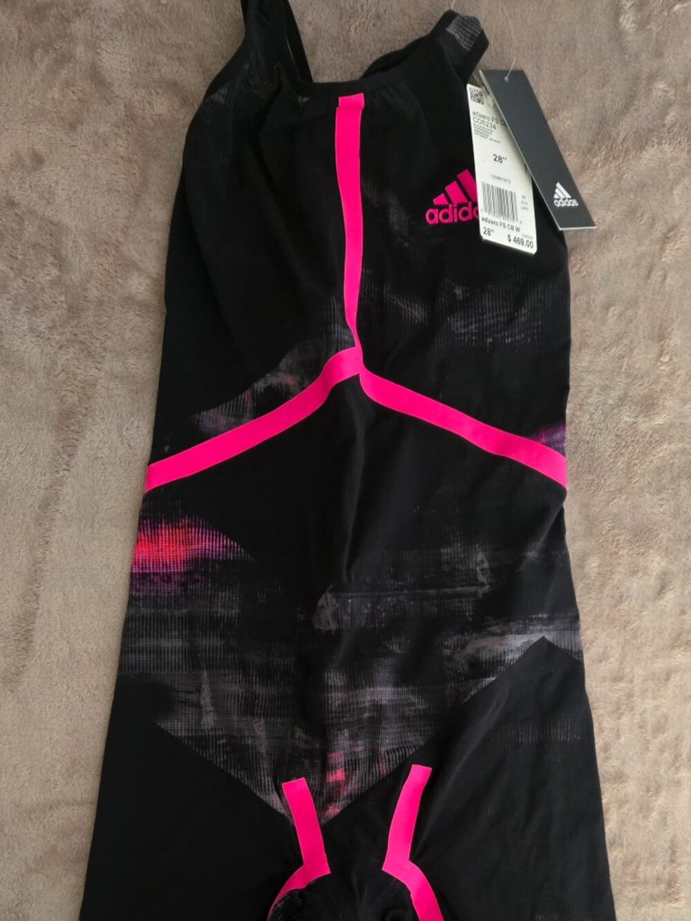 New With Tags Women’s Adizero FS CB W CD5234 Swimsuit 28”